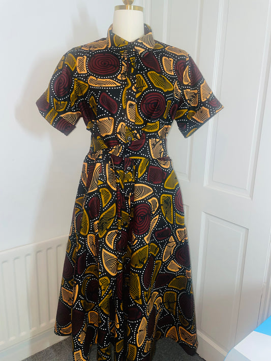 Ankara Shirt-Dress