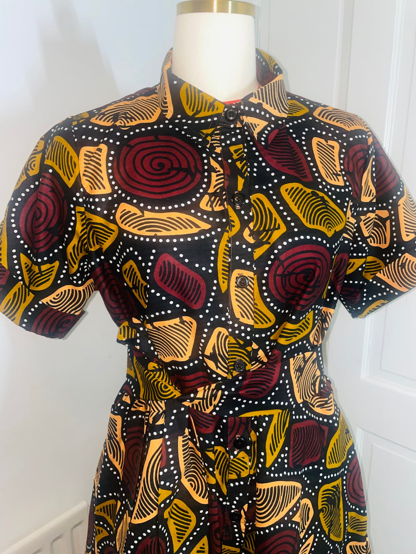 Ankara Shirt-Dress