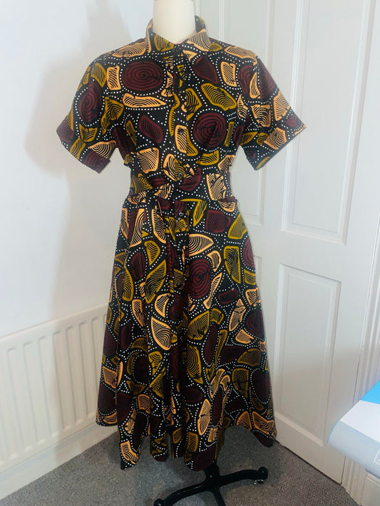 Ankara Shirt-Dress